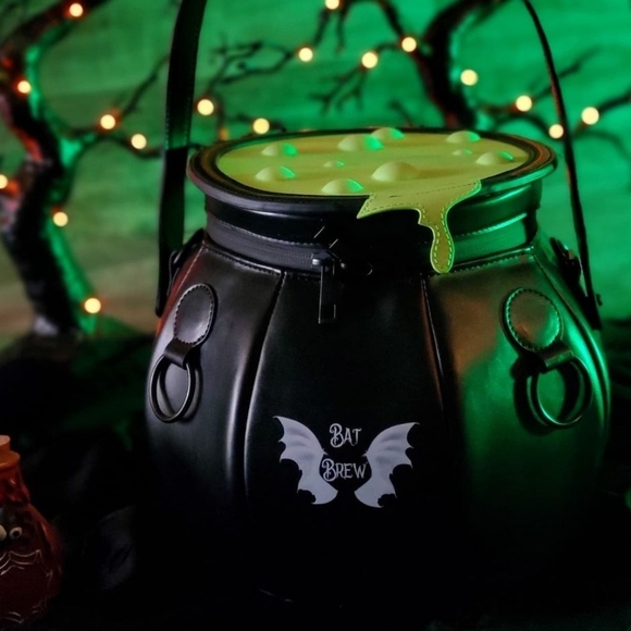 Monster Creations Handbags - Monster Creations Bat Brew Witch's Cauldron Purse